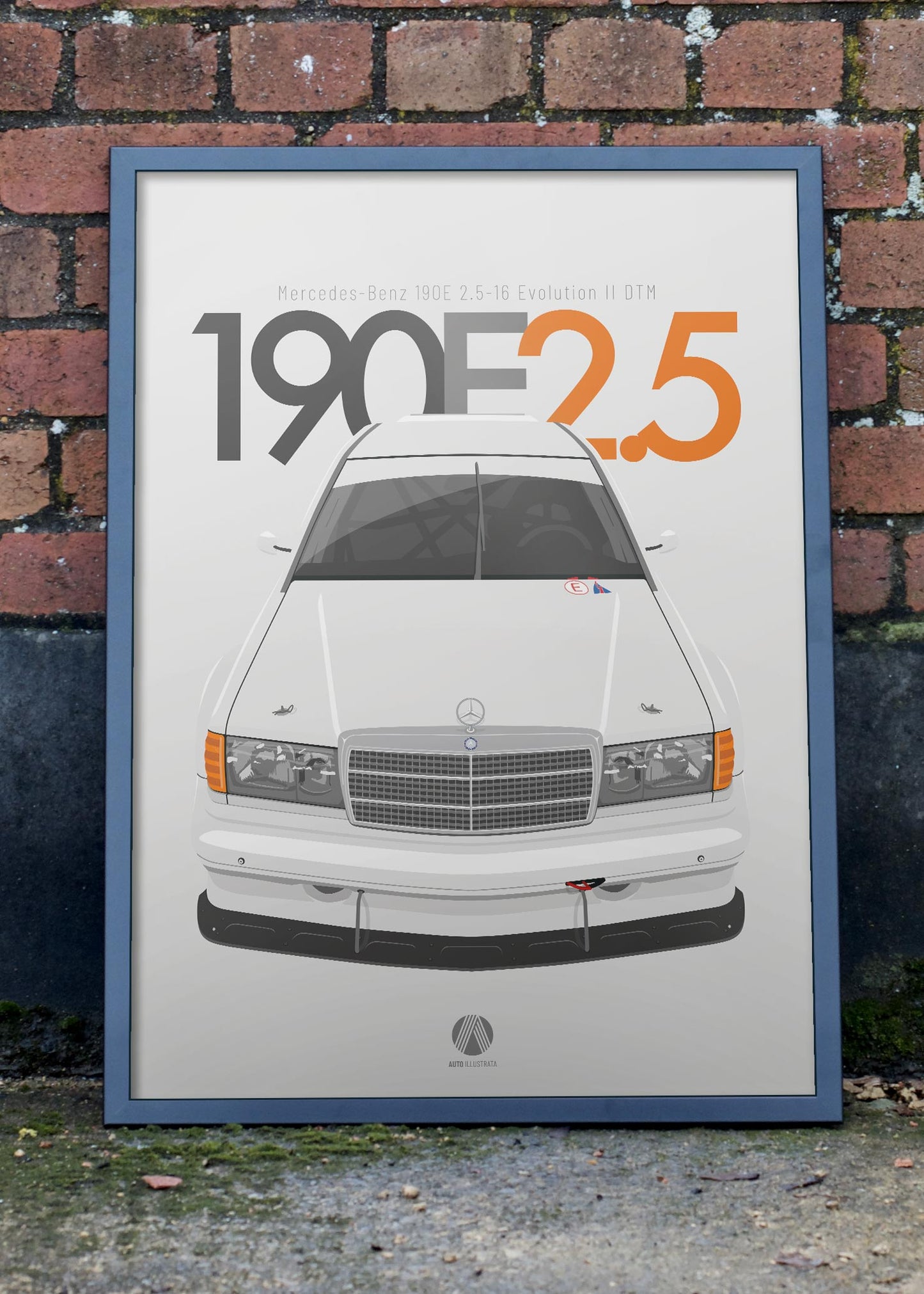 1992 Mercedes-Benz 190E 2.5-16 Evolution II DTM - poster print