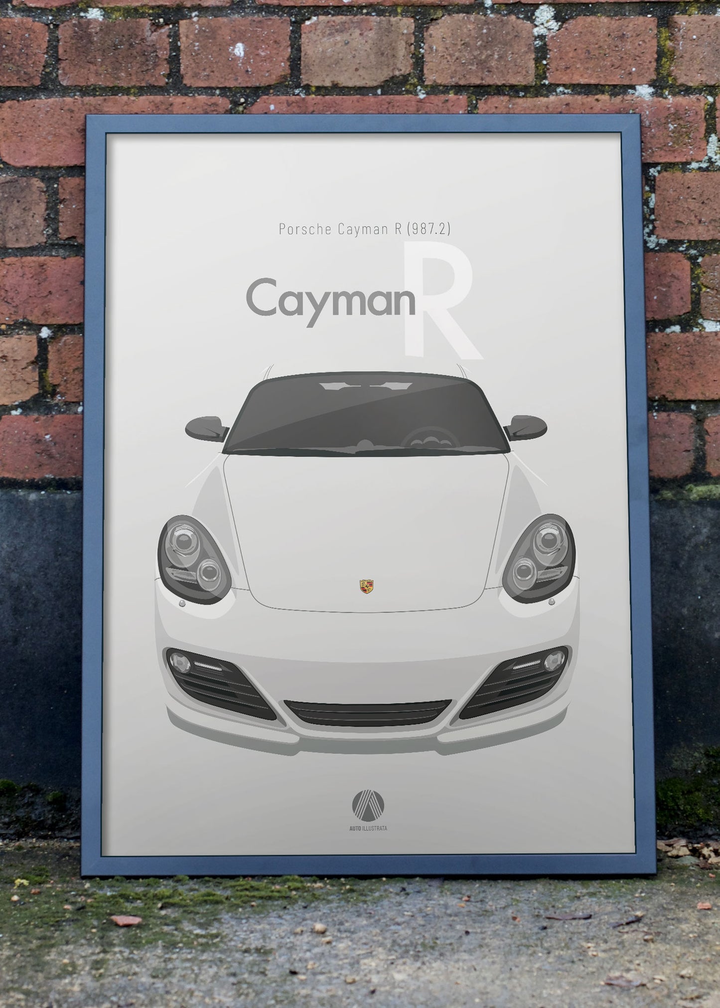 2011 Porsche Cayman R (987.2) Carrera White - poster print