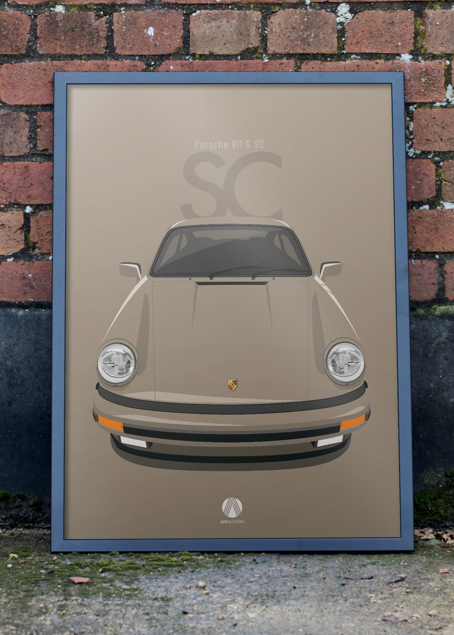 1983 Porsche 911 SC - 966 Hellbronze - poster print