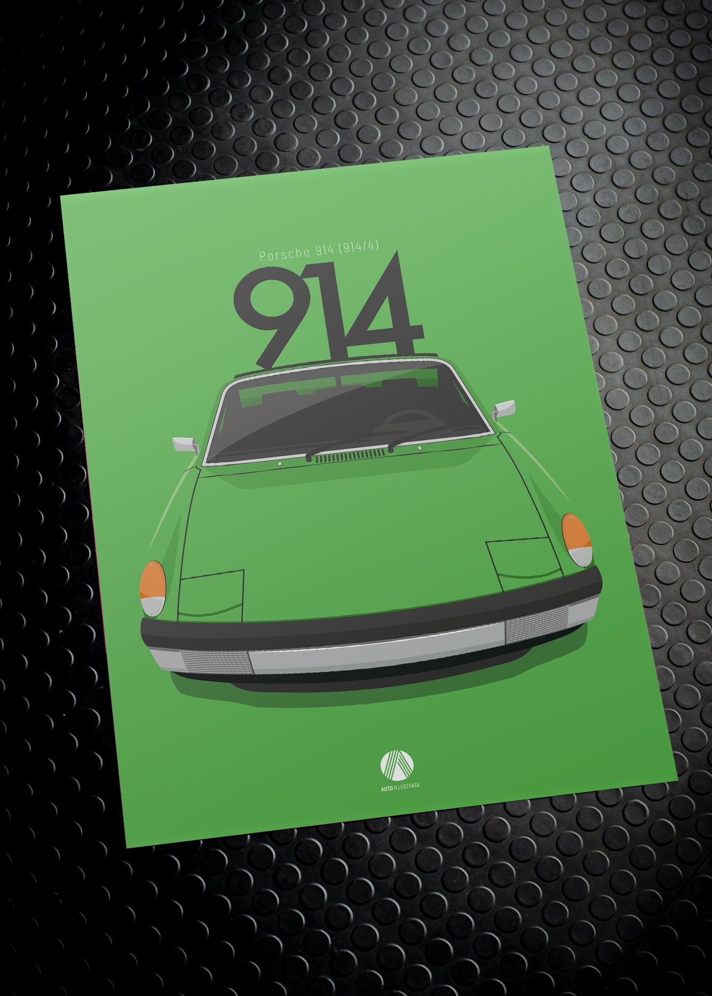 1970 Porsche 914 Zambezi Green - poster print