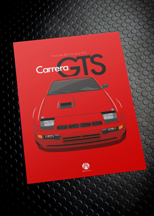 1981 Porsche 924 Carrera GTS - poster print