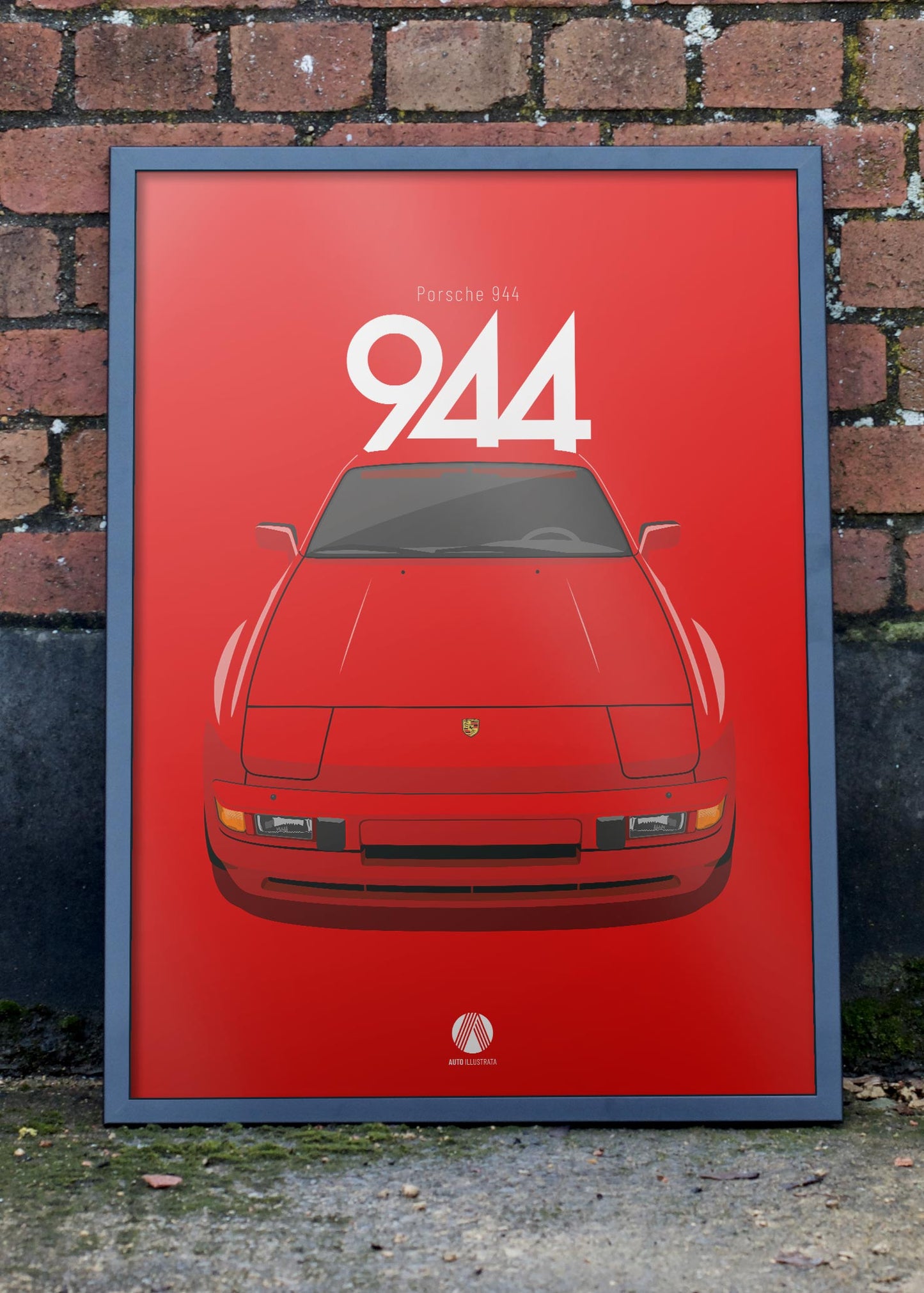 1985 Porsche 944 - 027 Indischrot - poster print