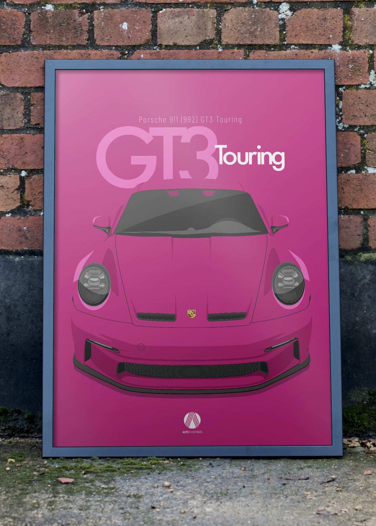 2020 Porsche 911 (992) GT3 Touring - Rubystar - poster print