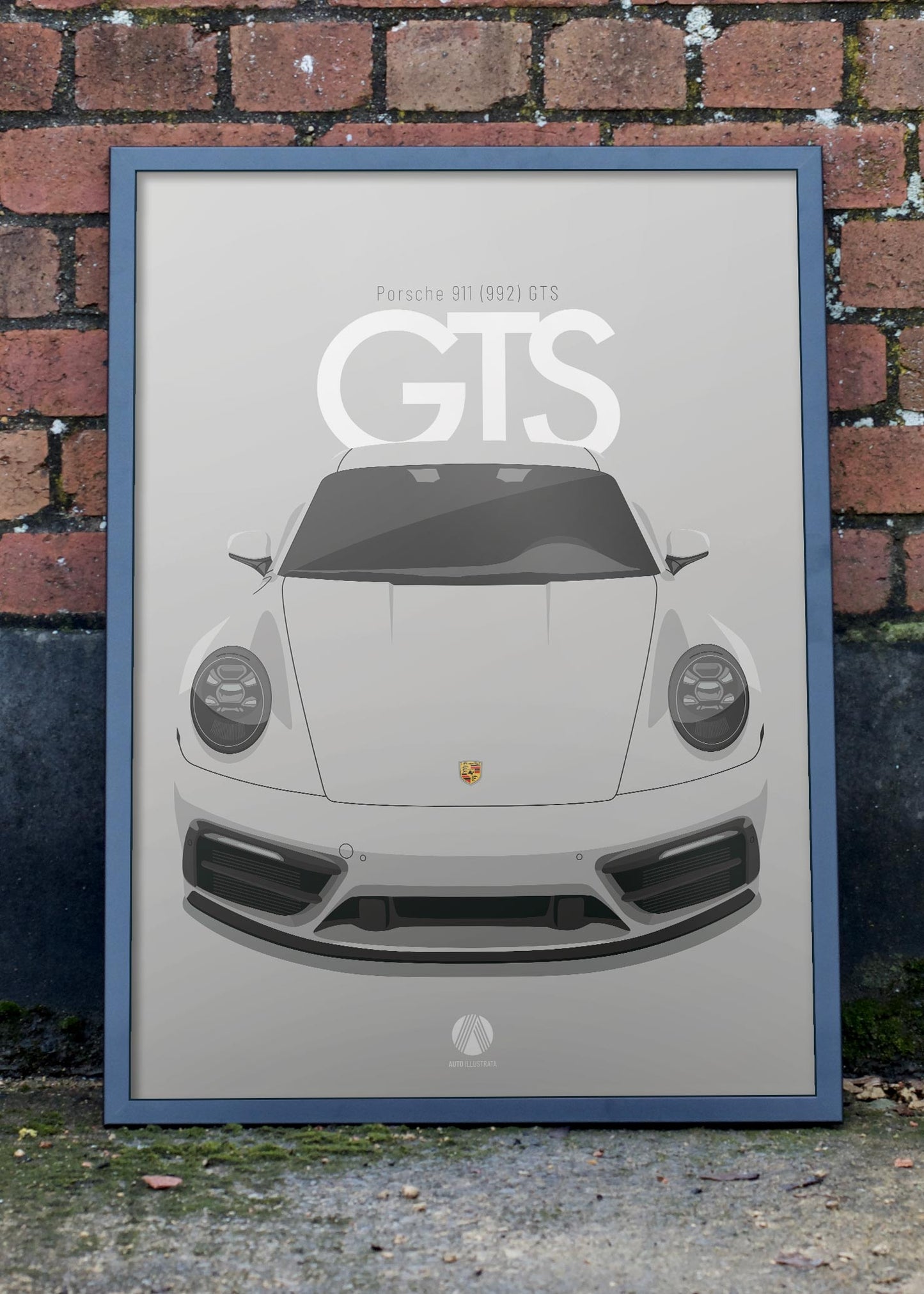 2021 Porsche 911 (992) GTS Crayon - poster print