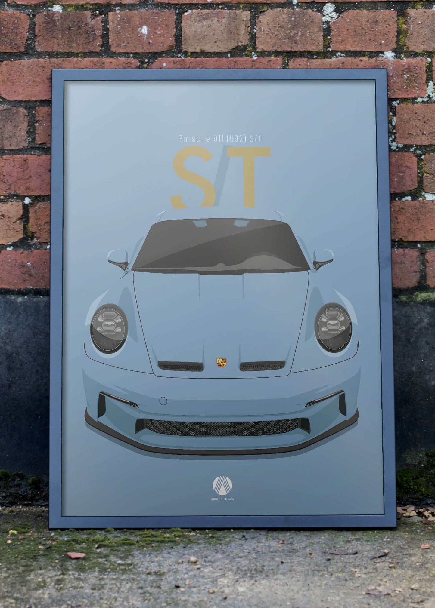 2024 Porsche 911 (992) S/T - Shore Blue  - poster print