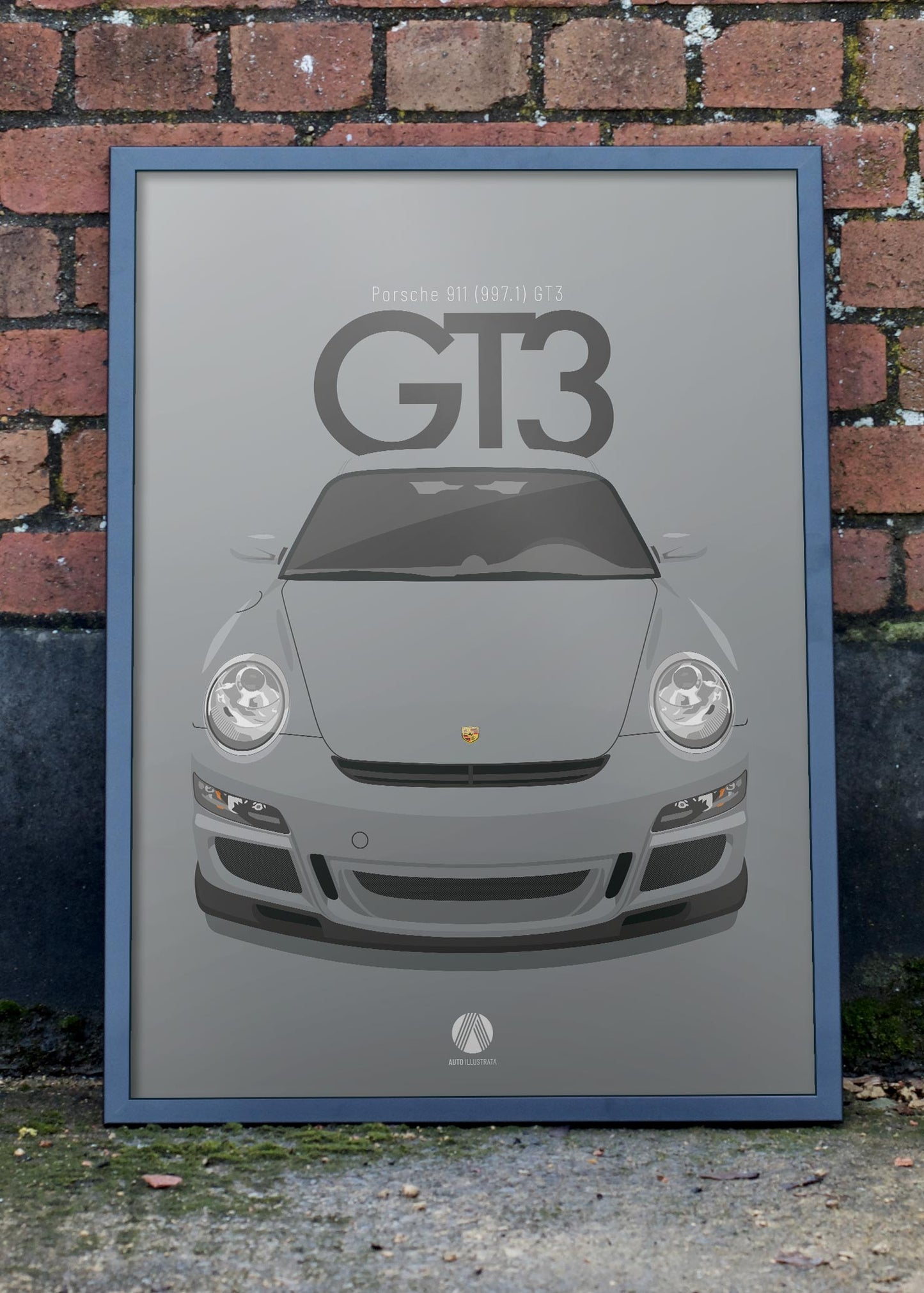 2006 Porsche 911 (997.1) GT3 Meteor Grey - poster print