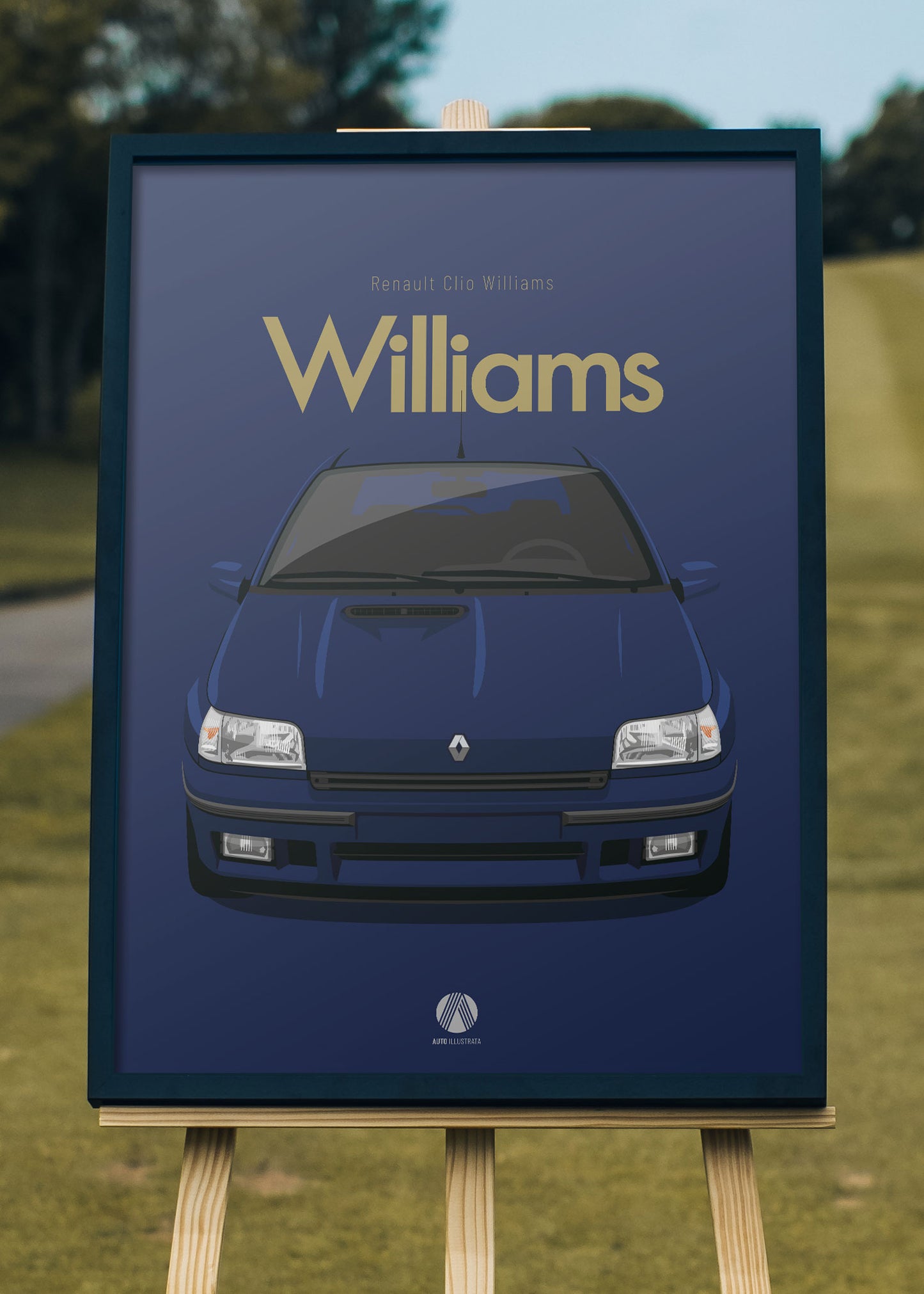 1993 Renault Clio Williams - poster print