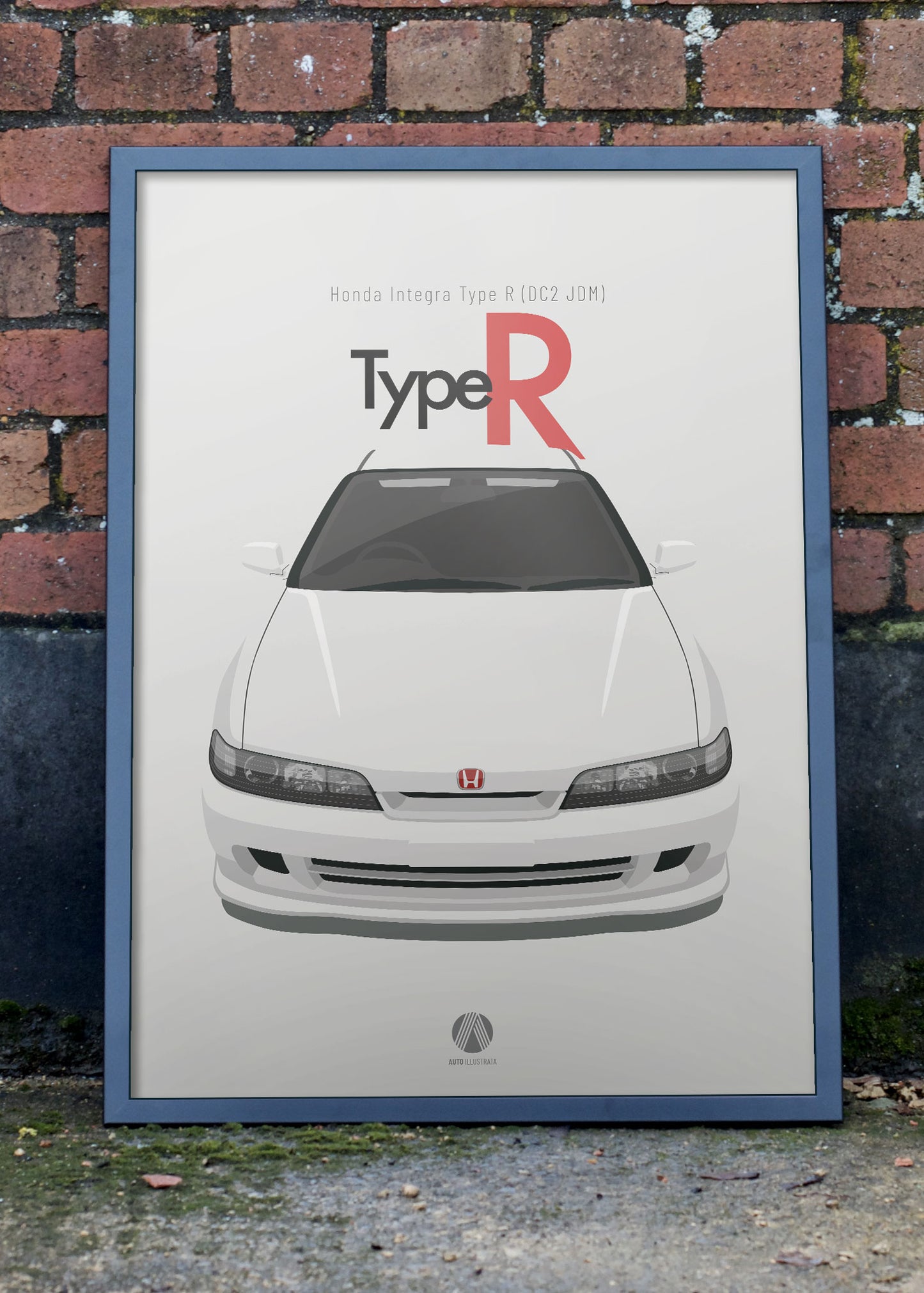 1996 Honda Integra Type R DC2 - Championship White - poster print