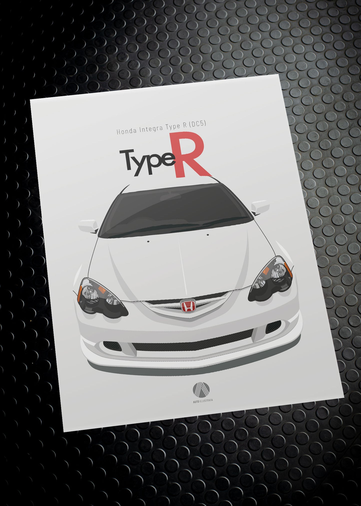 2001 Honda Integra Type R DC5 - Championship White - poster print