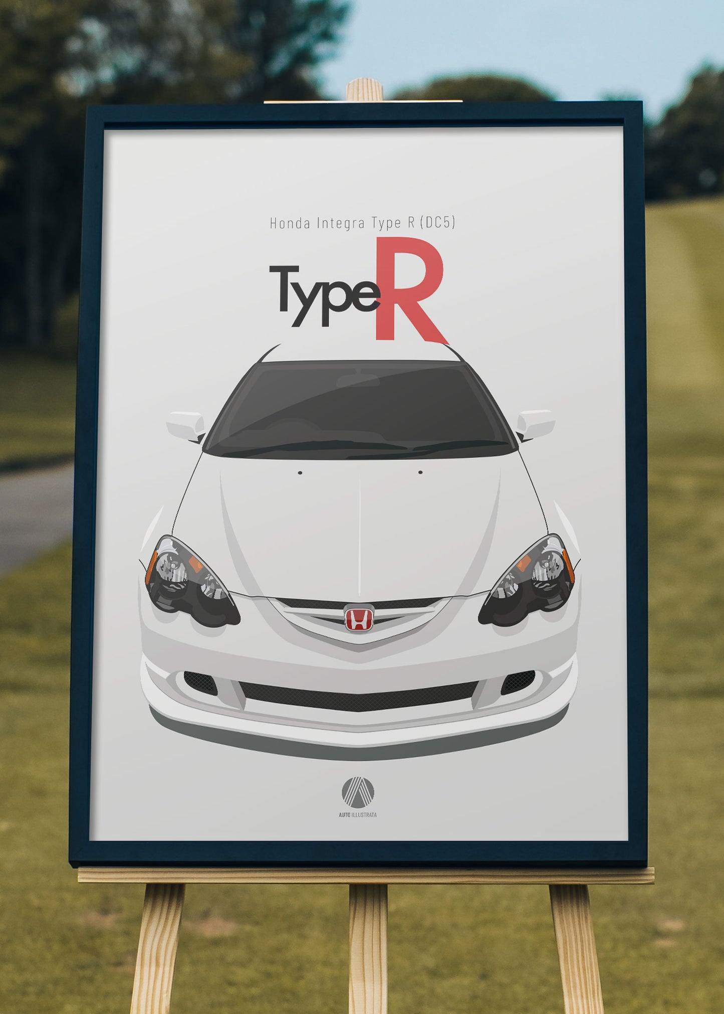 2001 Honda Integra Type R DC5 - Championship White - poster print