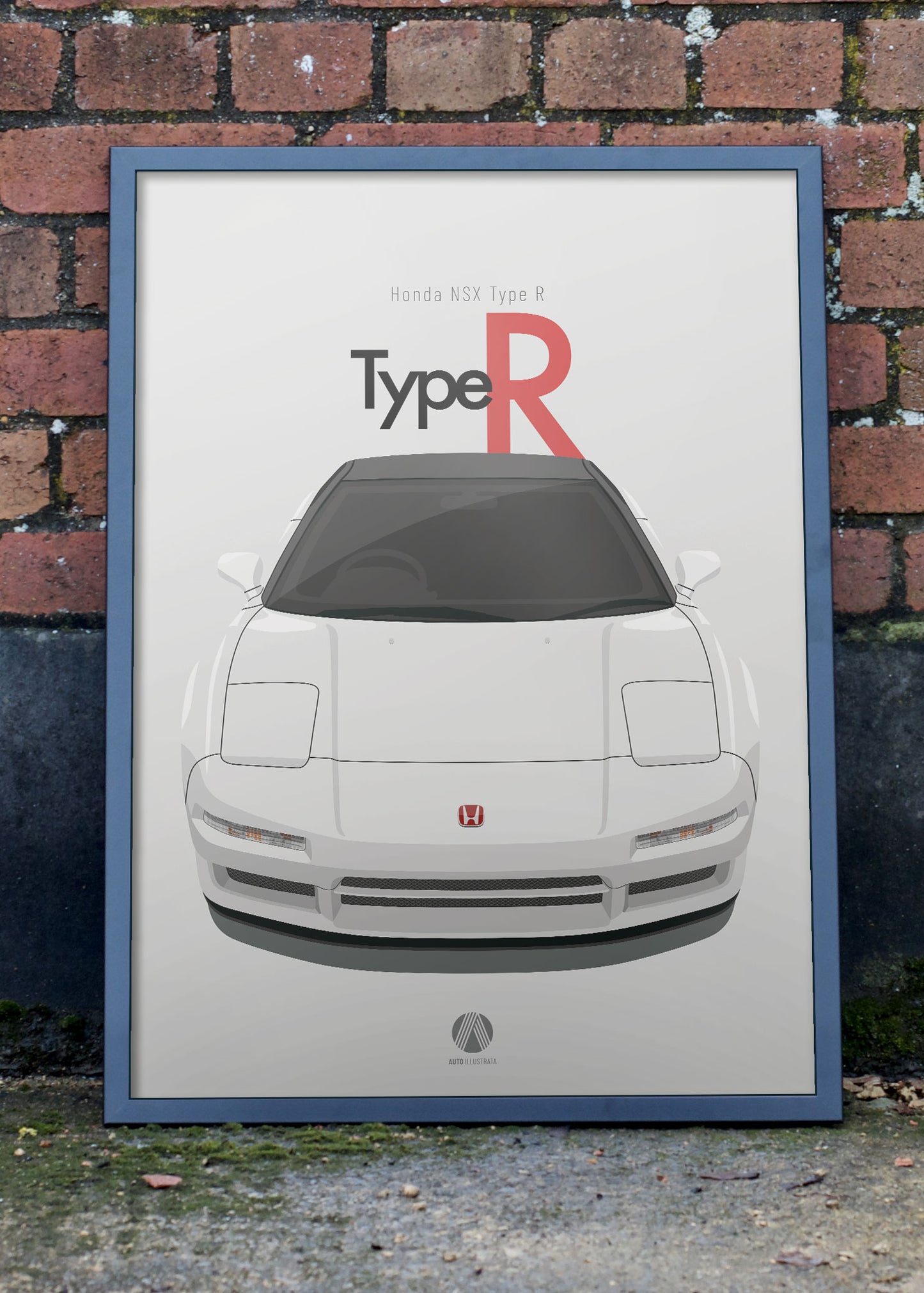 1993 Honda NSX Type R - Championship White - poster print