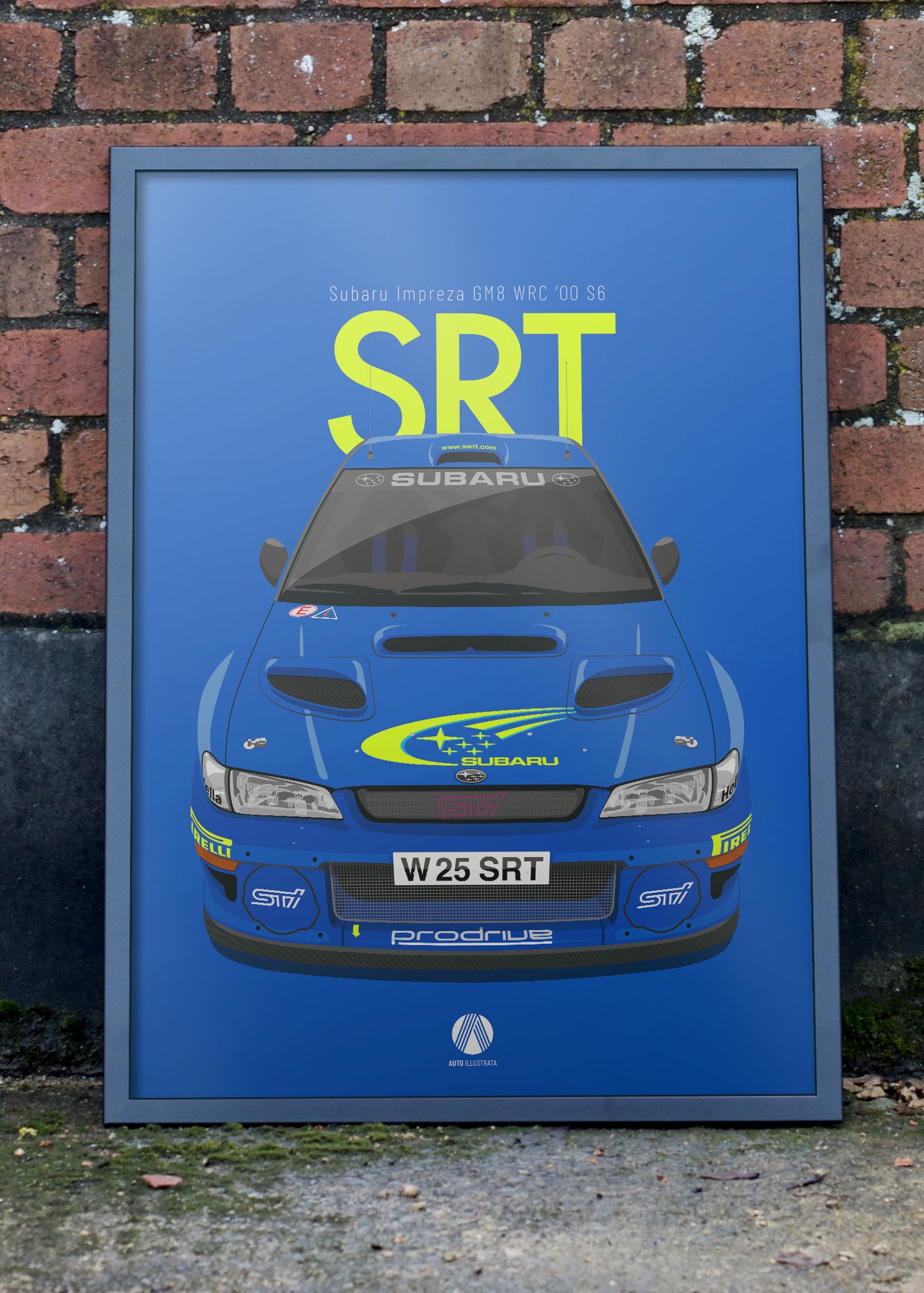 2000 Subaru Impreza GM8 WRC '00 S6 - poster print