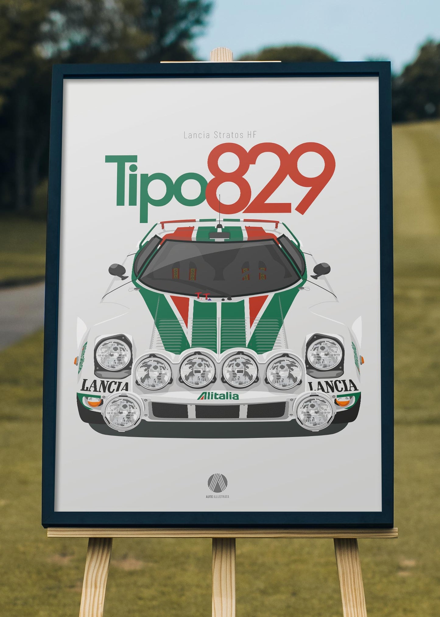 1974 Lancia Stratos HF - poster print