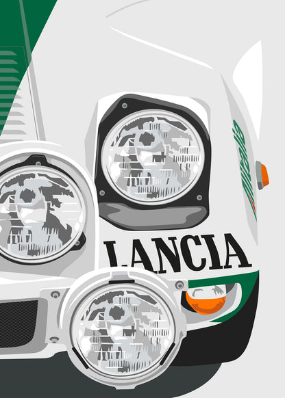 1974 Lancia Stratos HF - poster print