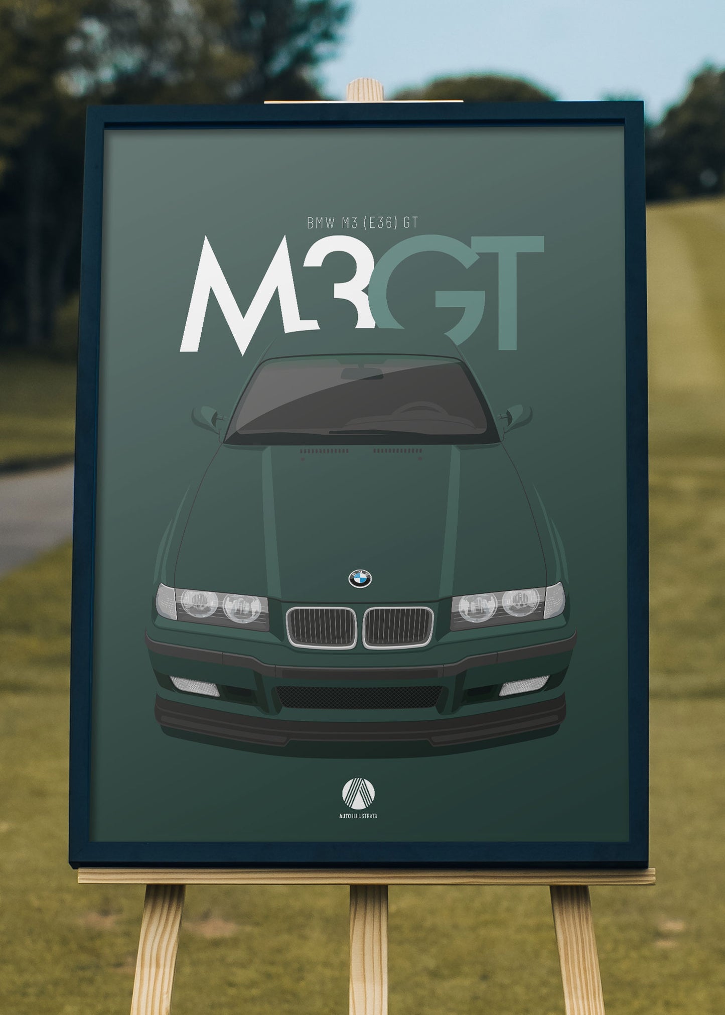 1995 BMW E36 M3 GT - poster print