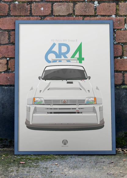 1985 MG Metro 6R4 Group B - poster print