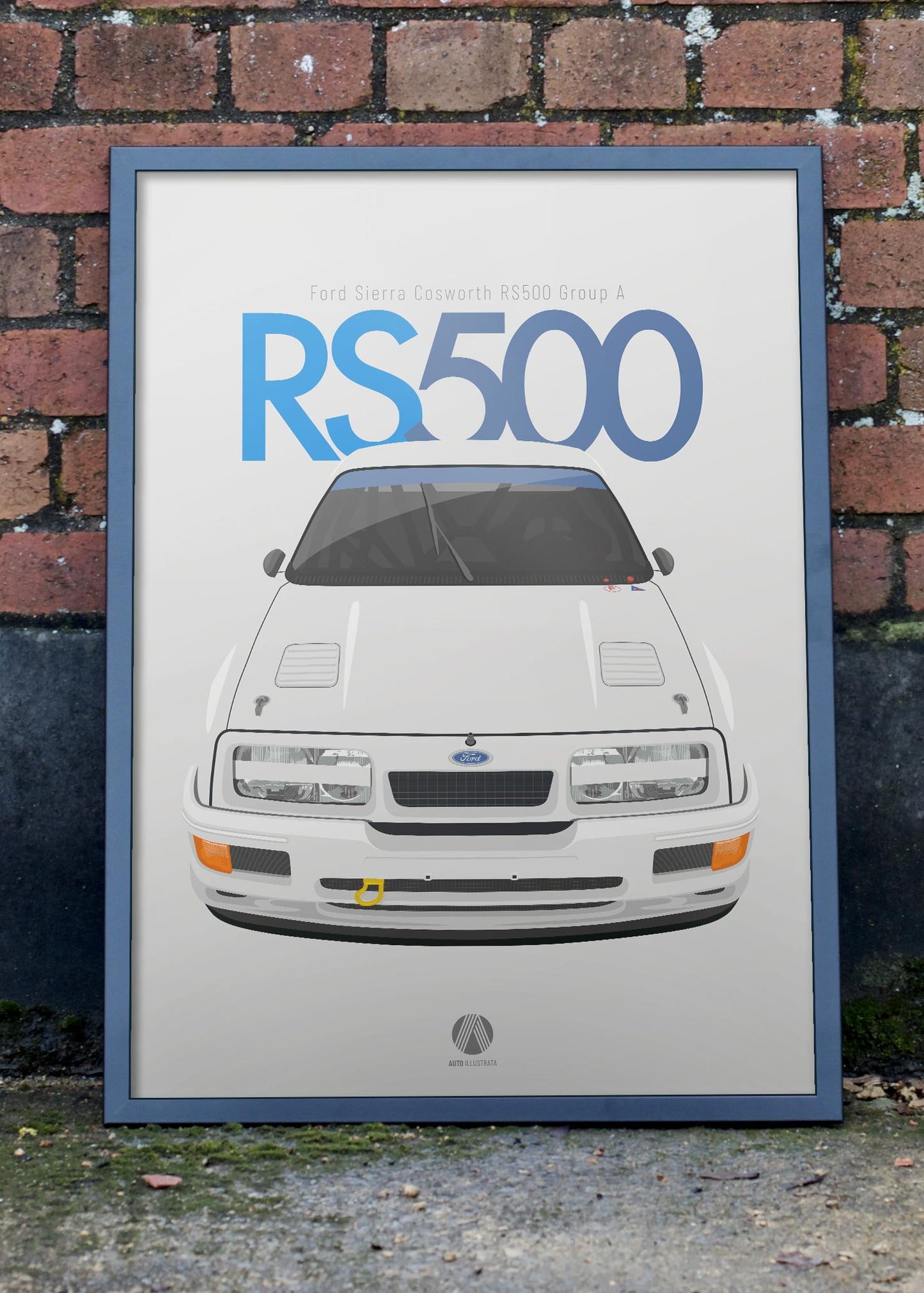 1987 Ford Sierra Cosworth RS500 Group A - poster print